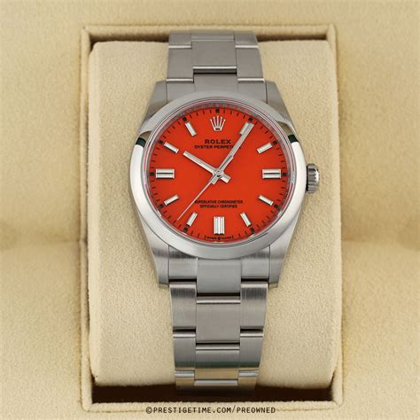 rolex oyster perpetual red 126000|rolex oyster perpetual price list.